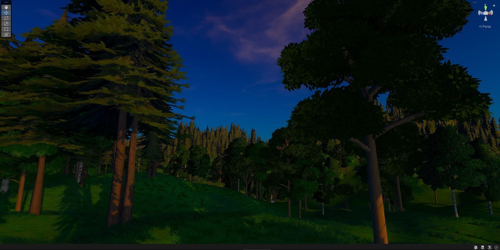 Compute-shader density field calculations rendering in real-time.