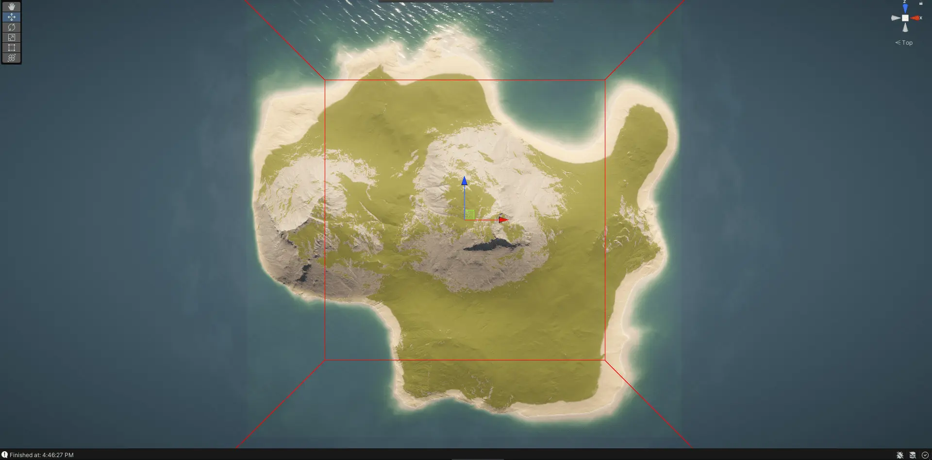 GPU-instanced grass rendering holding high performance across large fields.