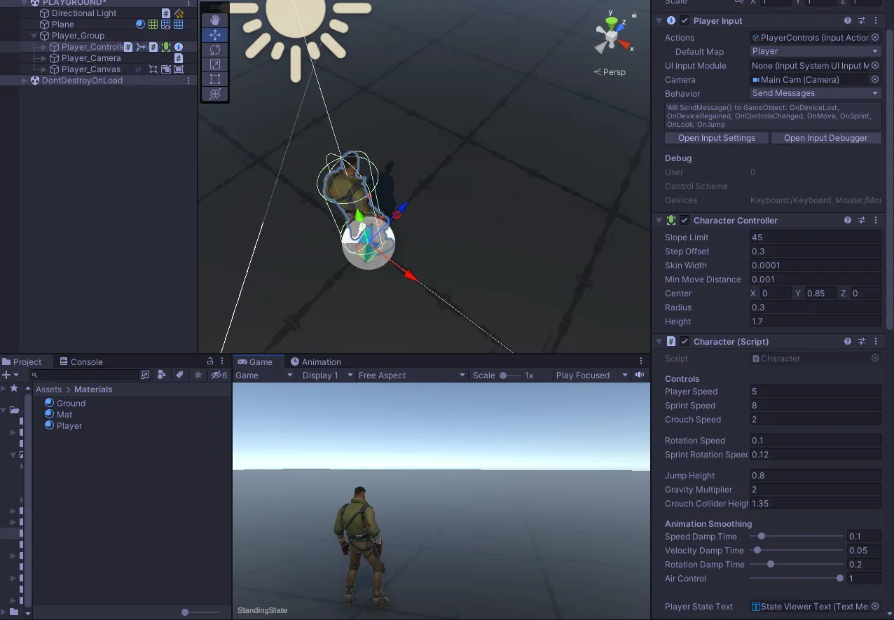 Custom camera collision raycasting for dynamic obstacle occlusion.