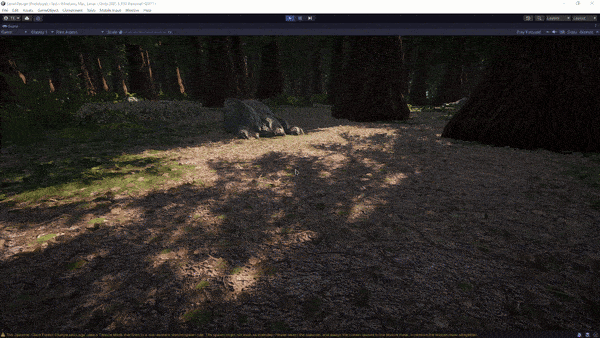 Procedural Forest Biomes gameplay preview
